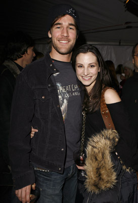 James Van Der Beek and Heather McComb