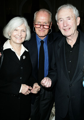 Paul Newman, Frank McCourt and Joanne Woodward