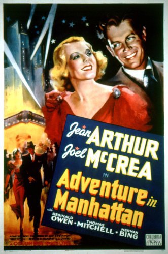 Jean Arthur and Joel McCrea in Adventure in Manhattan (1936)