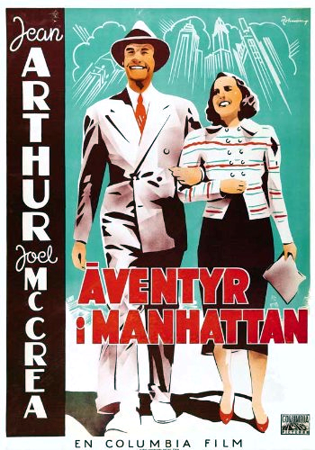 Jean Arthur and Joel McCrea in Adventure in Manhattan (1936)