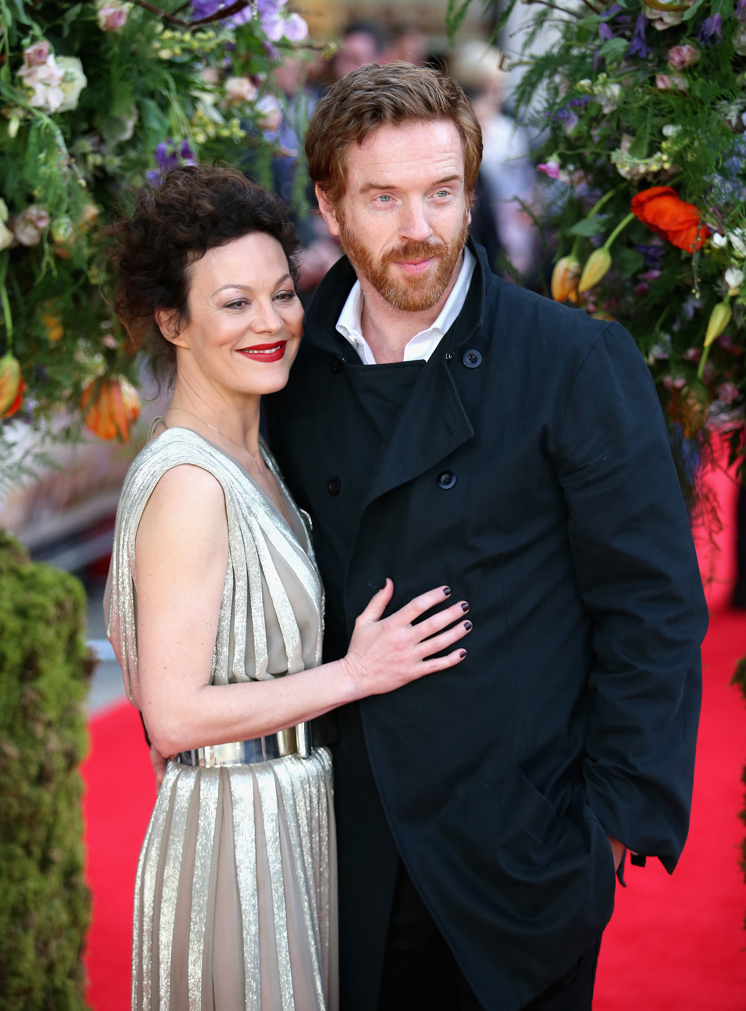 Damian Lewis and Helen McCrory at event of A Little Chaos (2014)