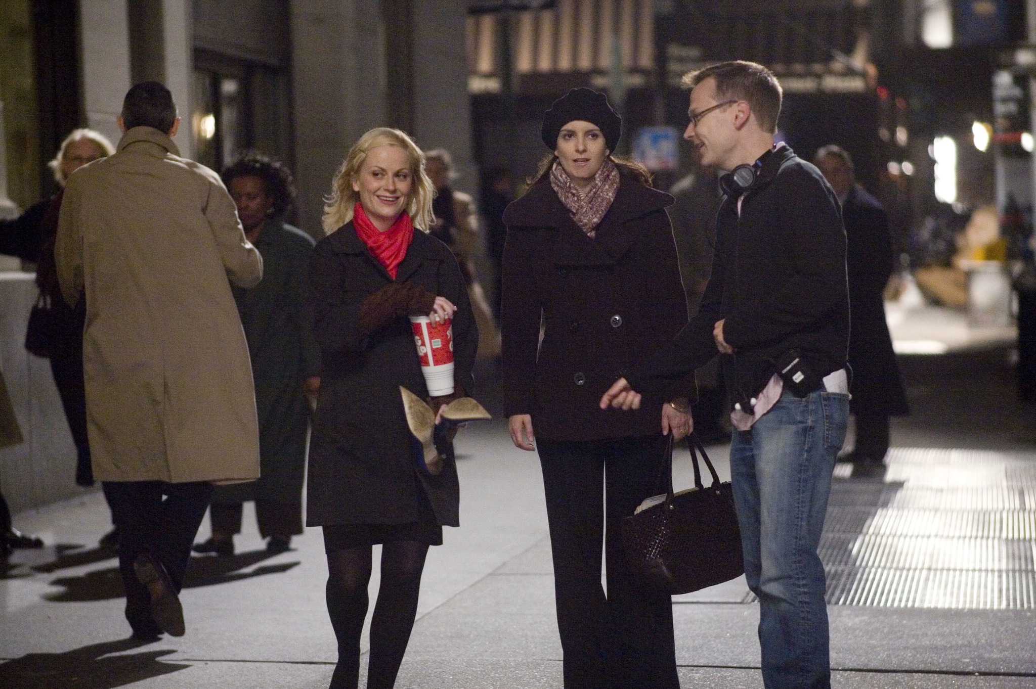 Still of Tina Fey, Michael McCullers and Amy Poehler in Baby Mama (2008)