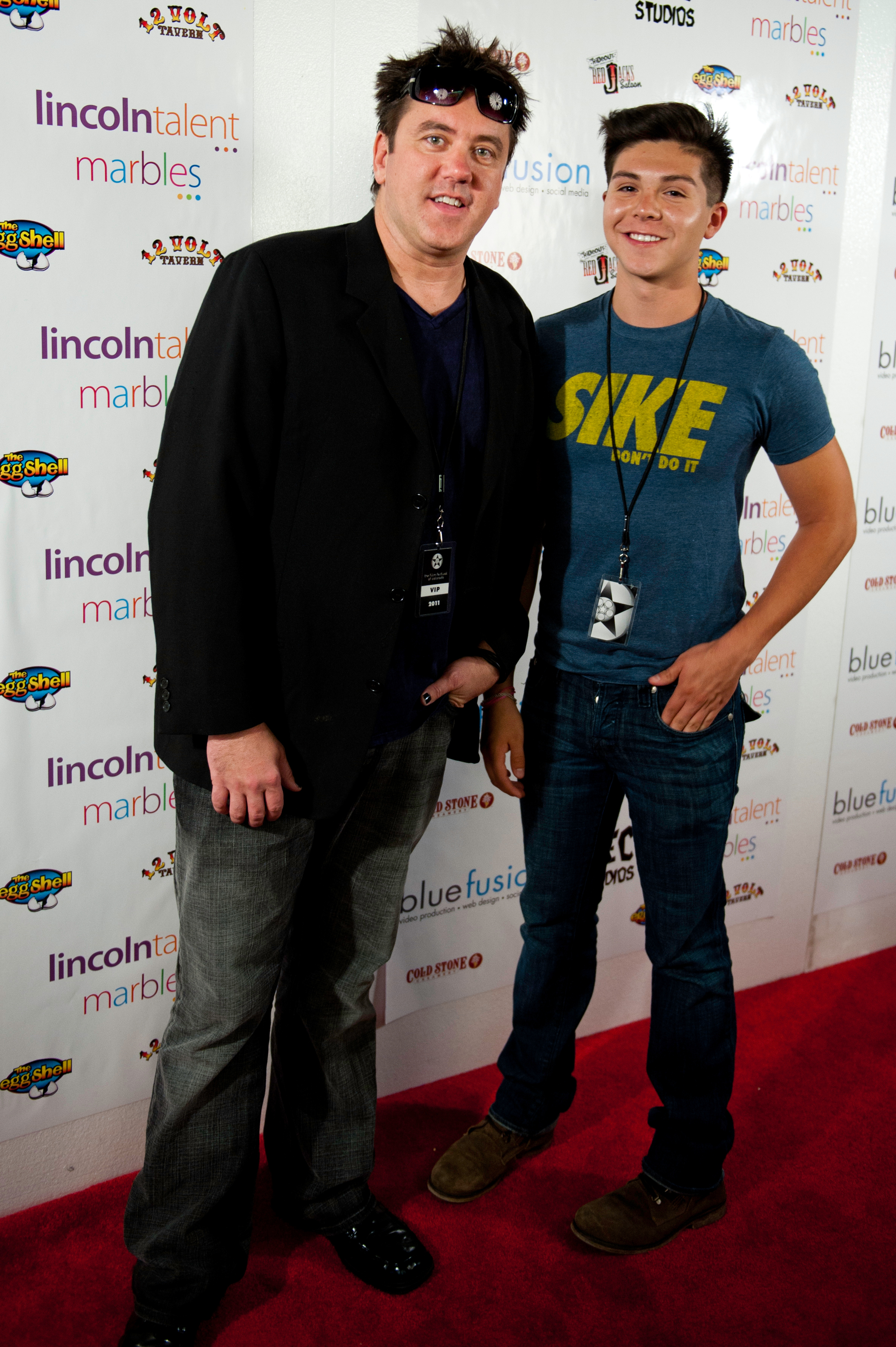 Brian McCulley and Andres Montelongo at the Film Festival of Colroado (2011)