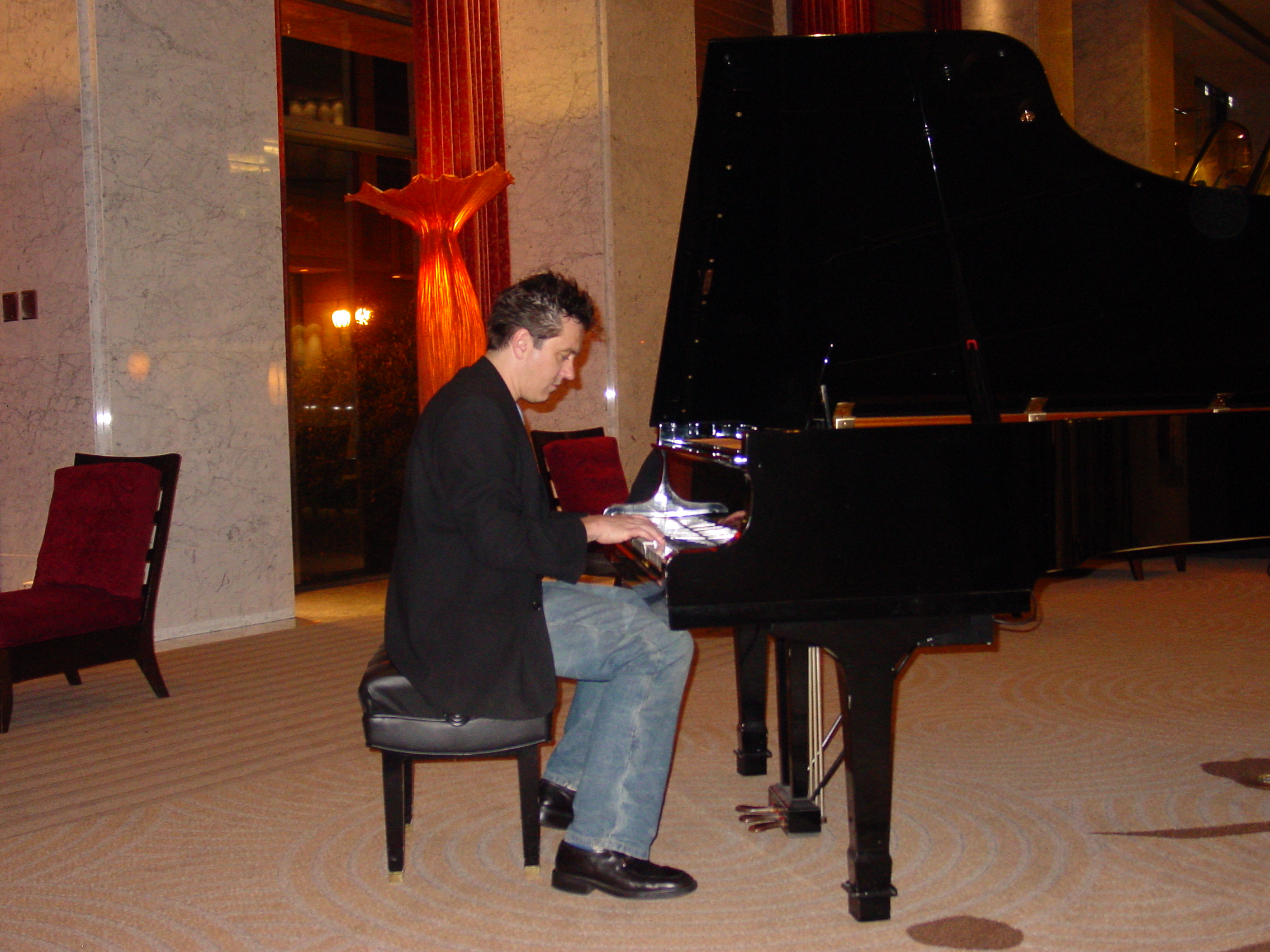 Brian McCulley at the W hotel for the opening of Boy Culture in San Francisco (2007)