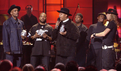 Ice Cube, Kid Rock, Chuck D., Grandmaster Flash, Darryl McDaniels and Joseph Simmons