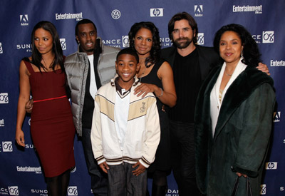 John Stamos, Sean Combs, Sanaa Lathan, Justin Martin, Audra McDonald and Phylicia Rashad at event of A Raisin in the Sun (2008)