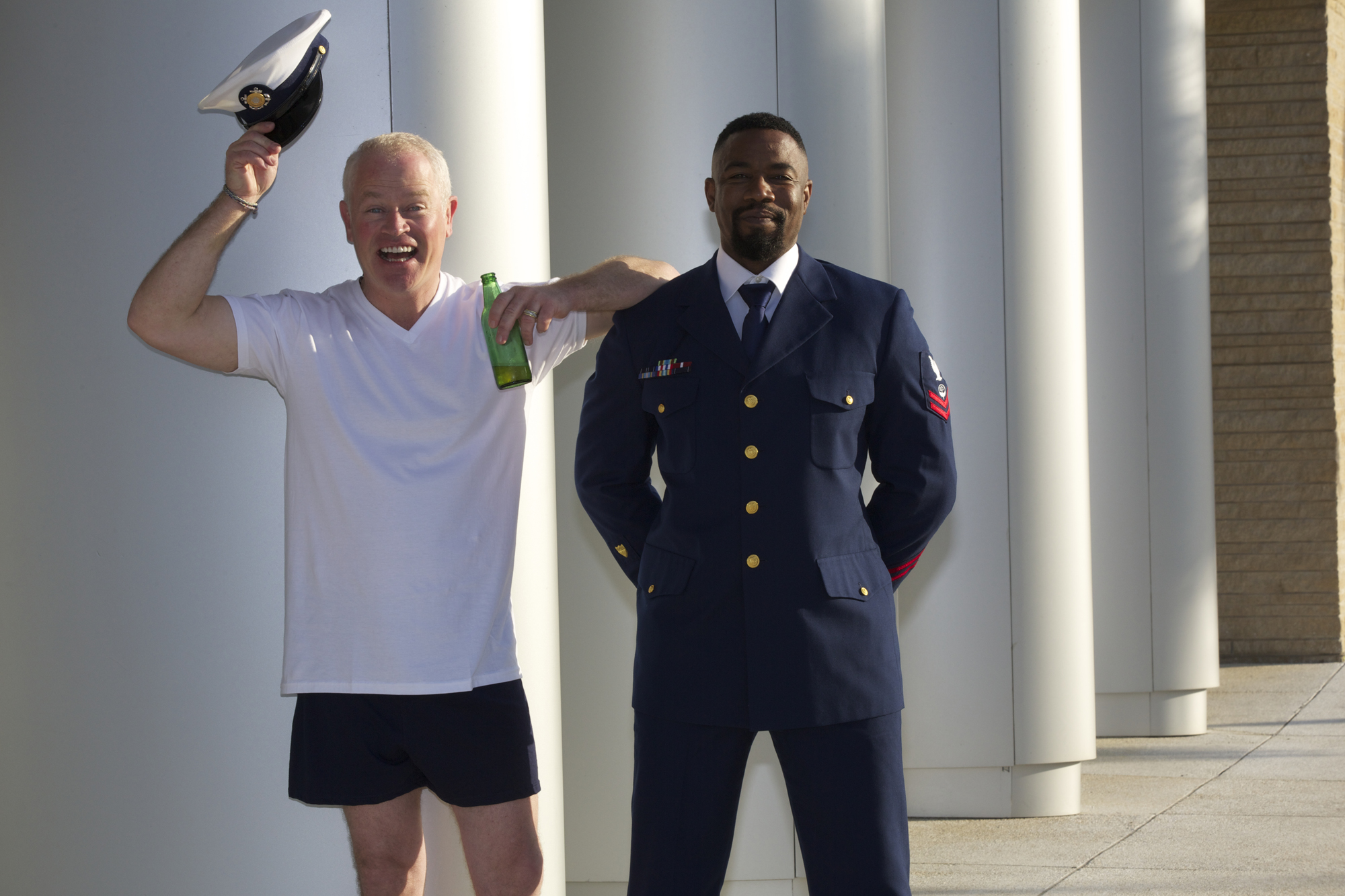 Neal McDonough and Michael Jai White in Falcon Rising (2014)