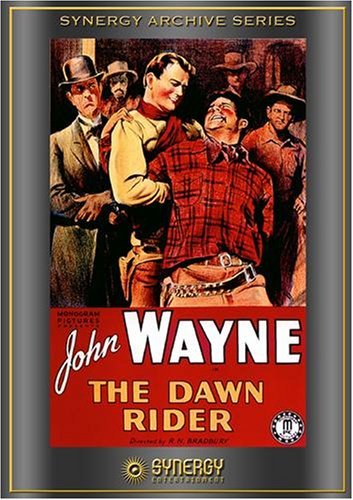 John Wayne, Reed Howes and Nelson McDowell in The Dawn Rider (1935)