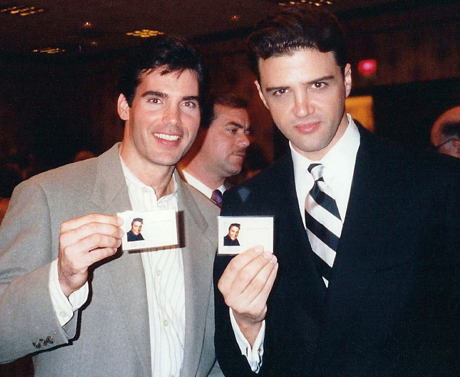 Todd McDurmont and Micheal St. Gerard at an ABC event in New York City. Both showing their 