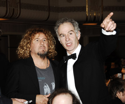 Sammy Hagar and John McEnroe