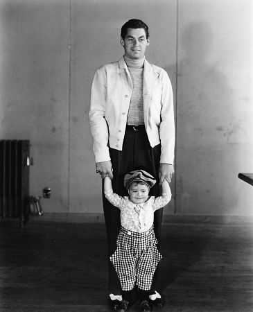 Johnny Weissmuller with George 