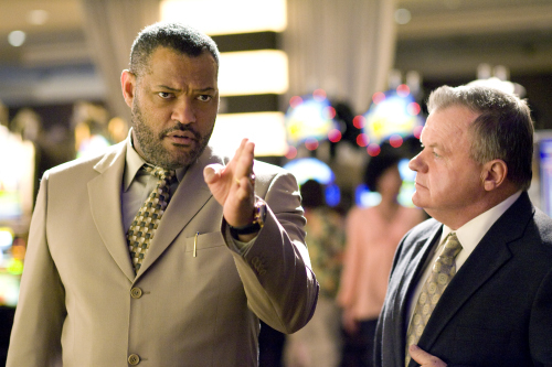 Still of Laurence Fishburne and Jack McGee in 21 (2008)