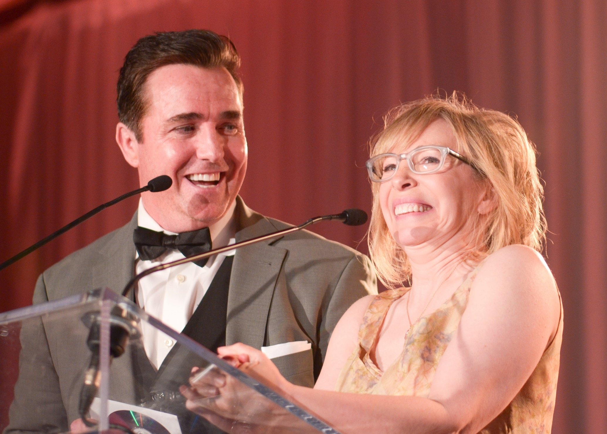 Paul McGillion & Nancy Robertson at the 2011 Leo Awards.