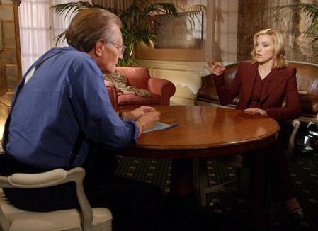 Larry King and Madonna