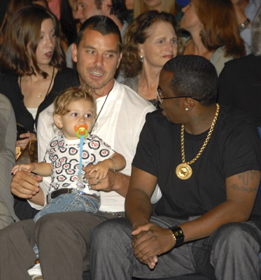 Sean Combs, Gavin Rossdale and Kingston Rossdale