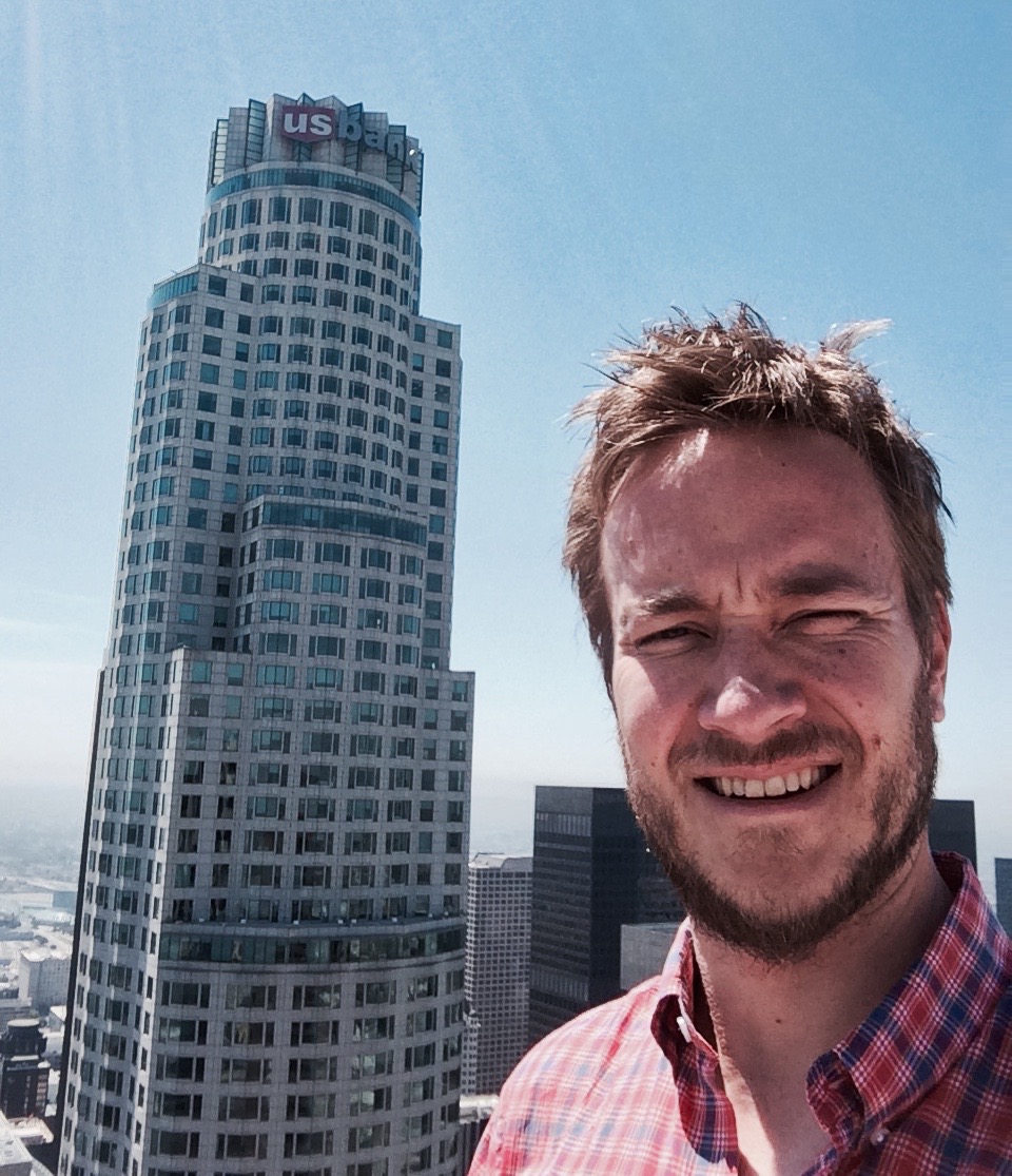 Scouting building tops in Los Angeles