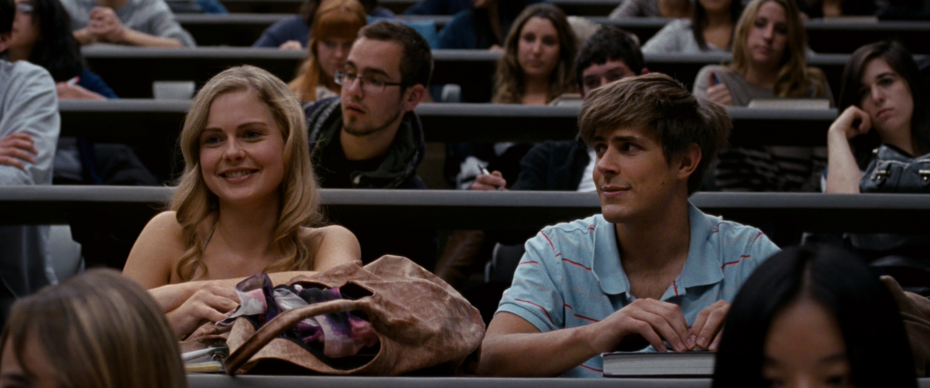 Still of Rose McIver and Chris Lowell in Brightest Star (2013)