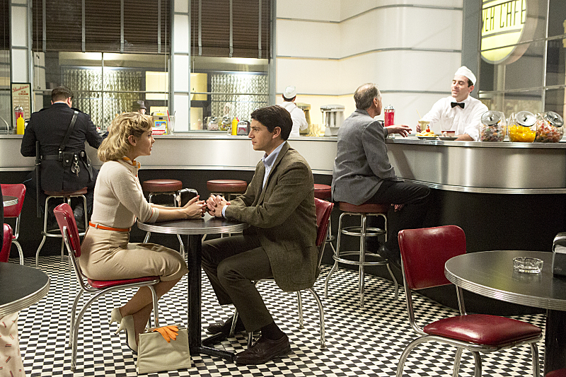 Still of Nicholas D'Agosto and Rose McIver in Masters of Sex: Catherine (2013)