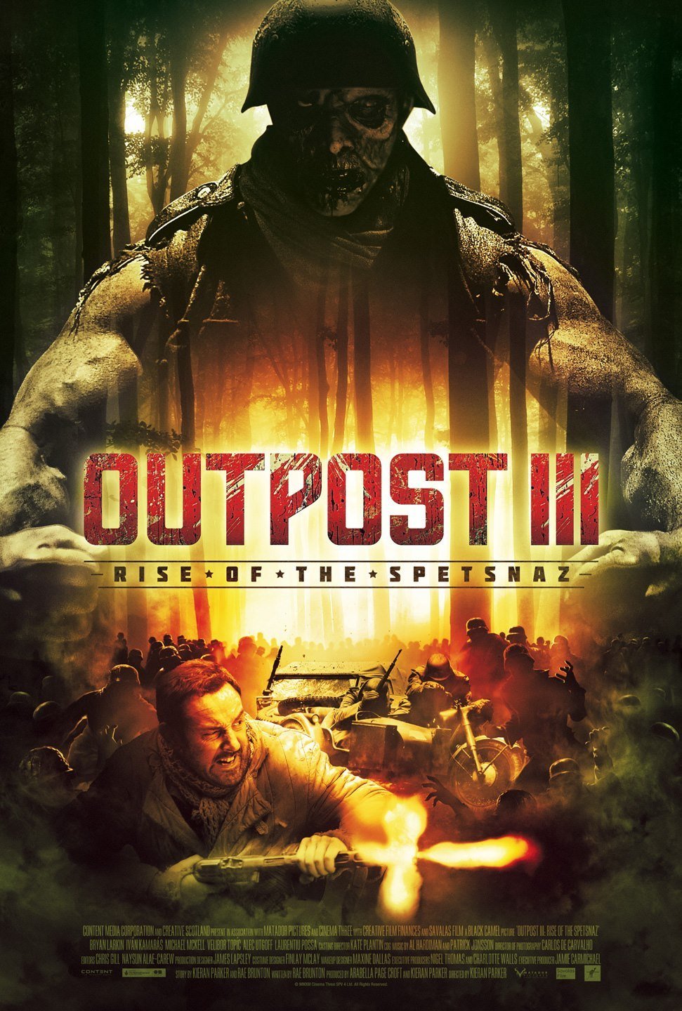 Iván Kamarás, Michael McKell, Kieran Parker, Velibor Topic and Bryan Larkin in Outpost: Rise of the Spetsnaz (2013)
