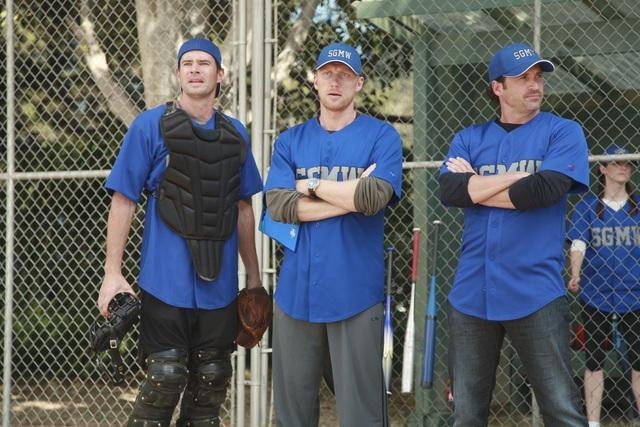 Still of Patrick Dempsey, Scott Foley and Kevin McKidd in Grei anatomija (2005)