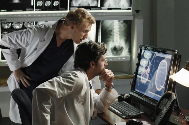 Still of Patrick Dempsey and Kevin McKidd in Grei anatomija (2005)