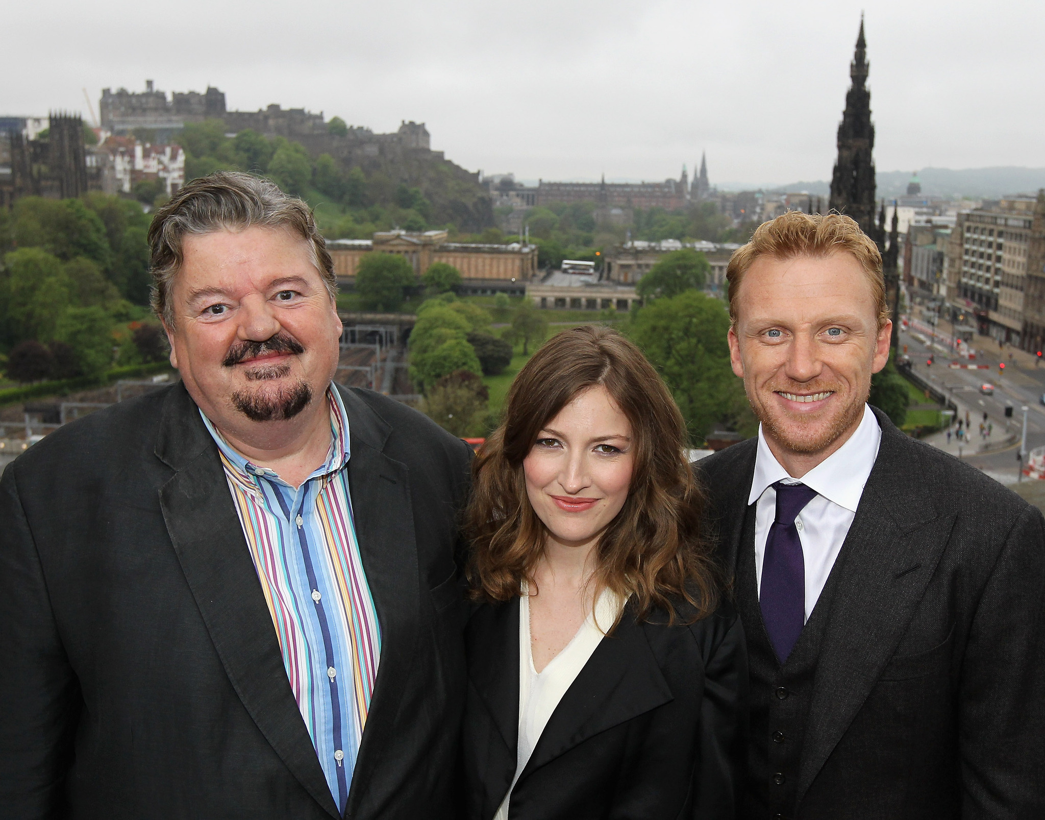 Robbie Coltrane, Kelly Macdonald and Kevin McKidd at event of Karaliska drasa (2012)