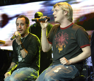 Nick Carter and A.J. McLean
