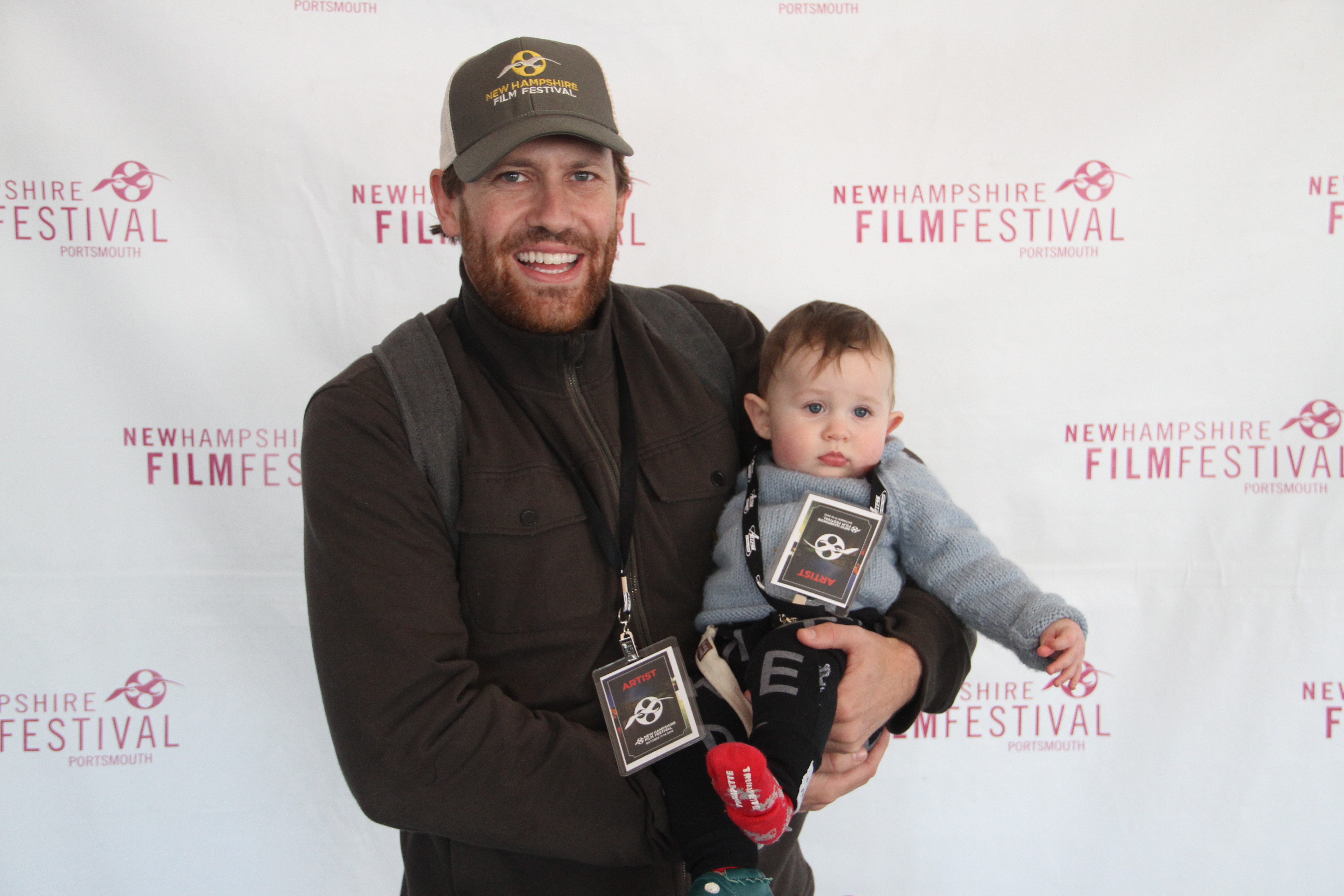 Jace and Levi McLean at the NHFF where Jace took home NH performer of the year.