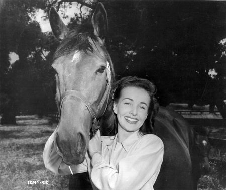 CATHERINE McLEOD Publicity shot with horse