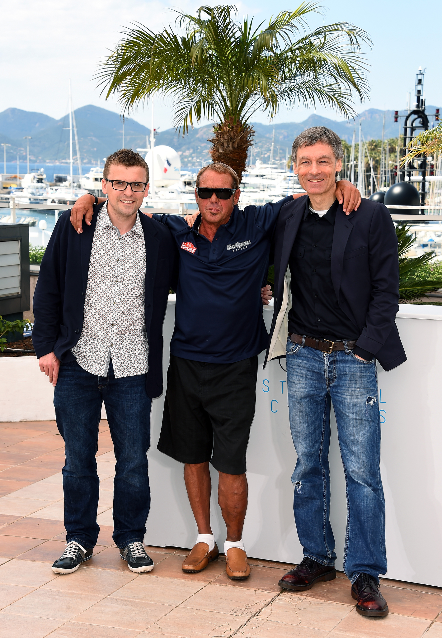 Chad McQueen, Gabriel Clarke and John McKenna at event of Steve McQueen: The Man & Le Mans (2015)