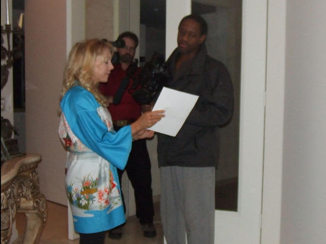 With Tim Russ directing Lynn-Holly Johnson in 