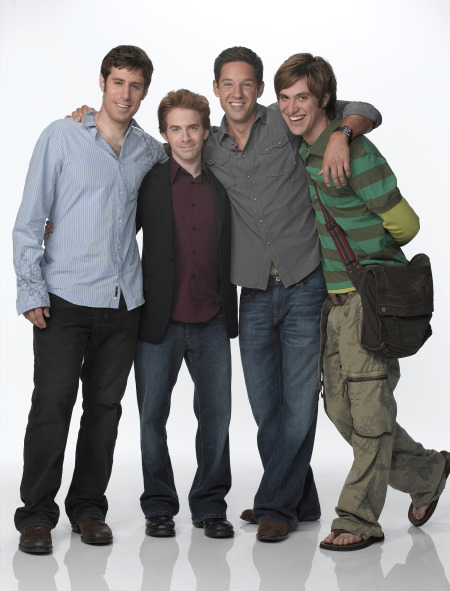 Still of Seth Green, Shane McRae, Josh Cooke and Todd Grinnell in Four Kings (2006)