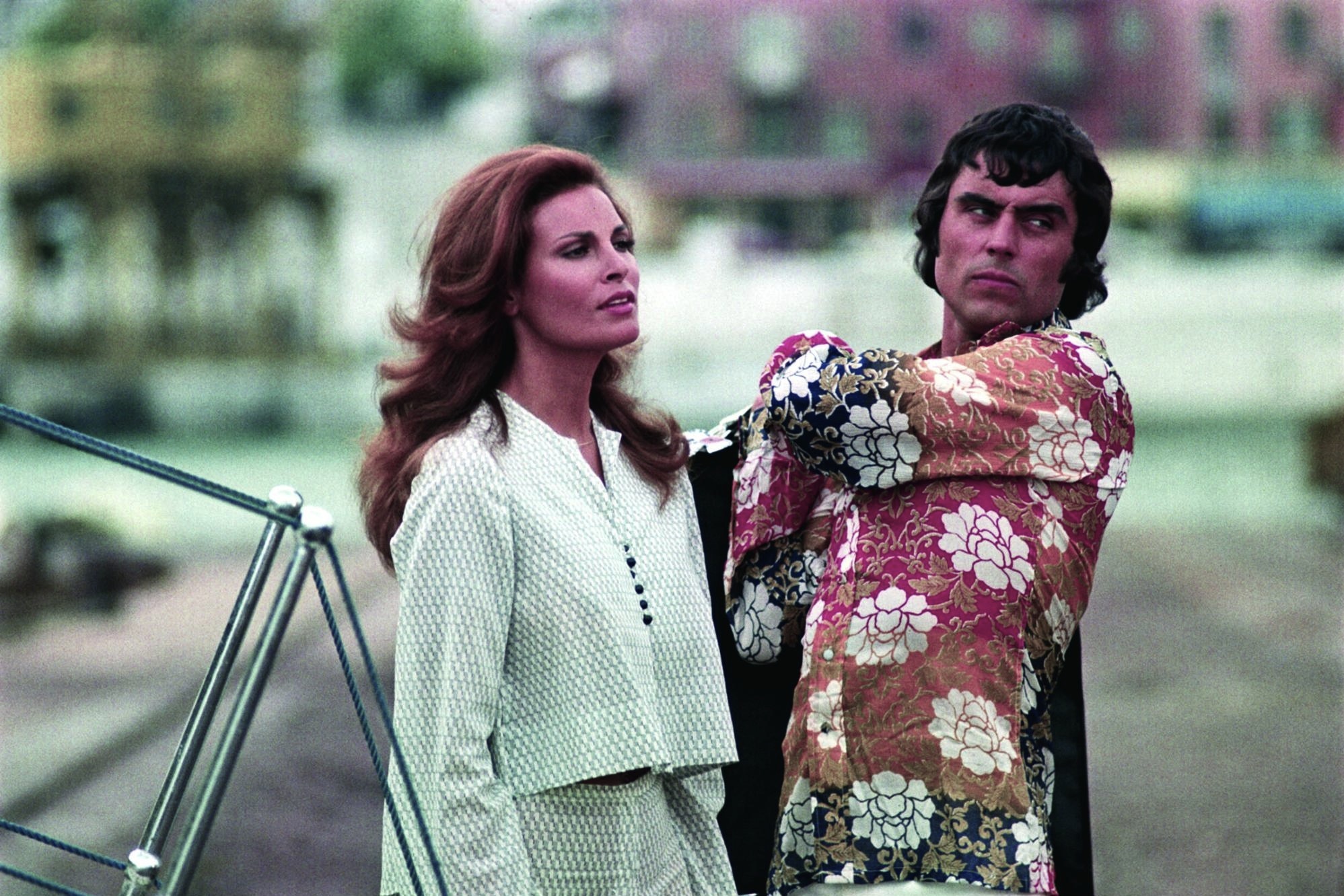 Still of Raquel Welch and Ian McShane in The Last of Sheila (1973)