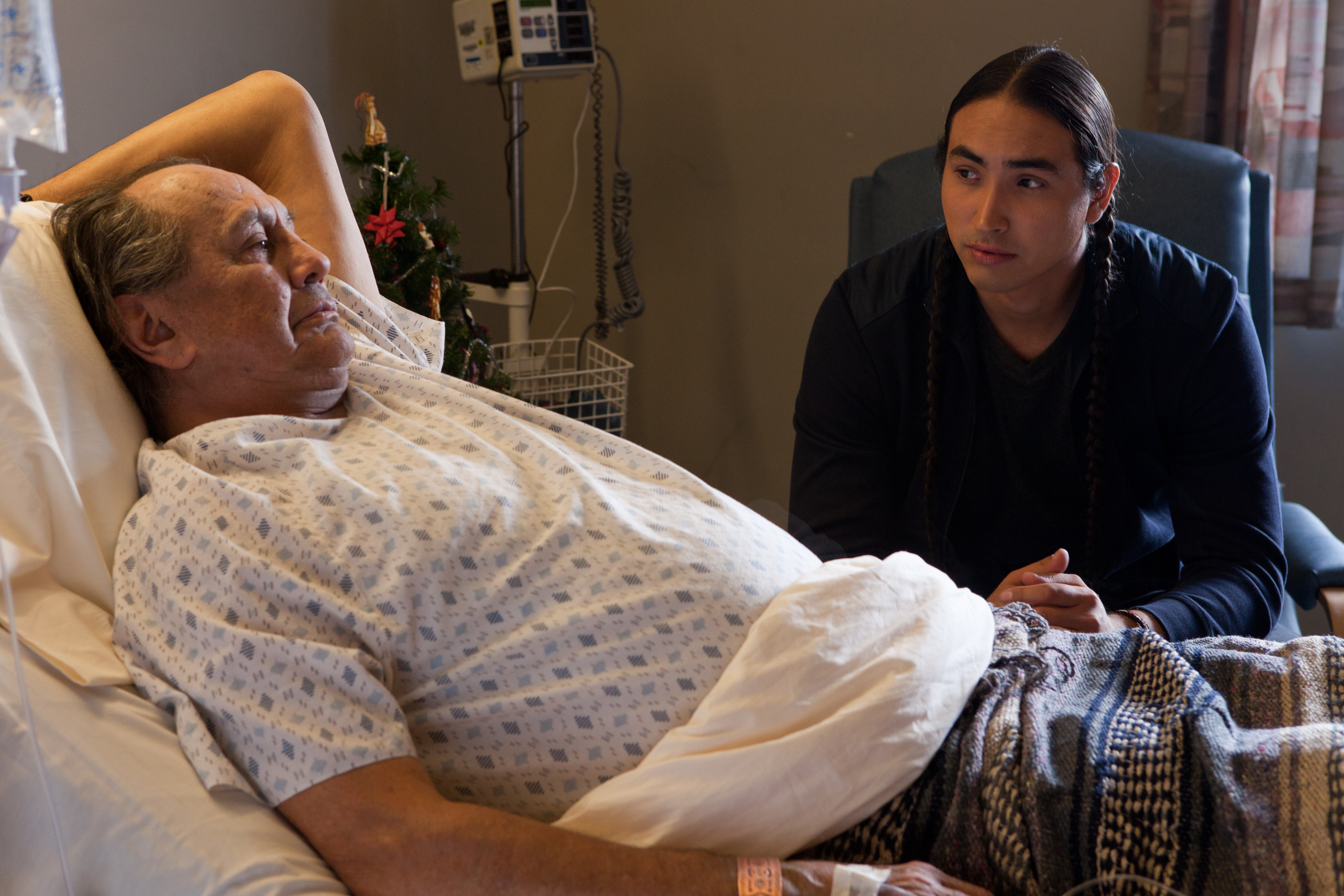 Still of Russell Means and Tatanka Means in Tiger Eyes (2012)
