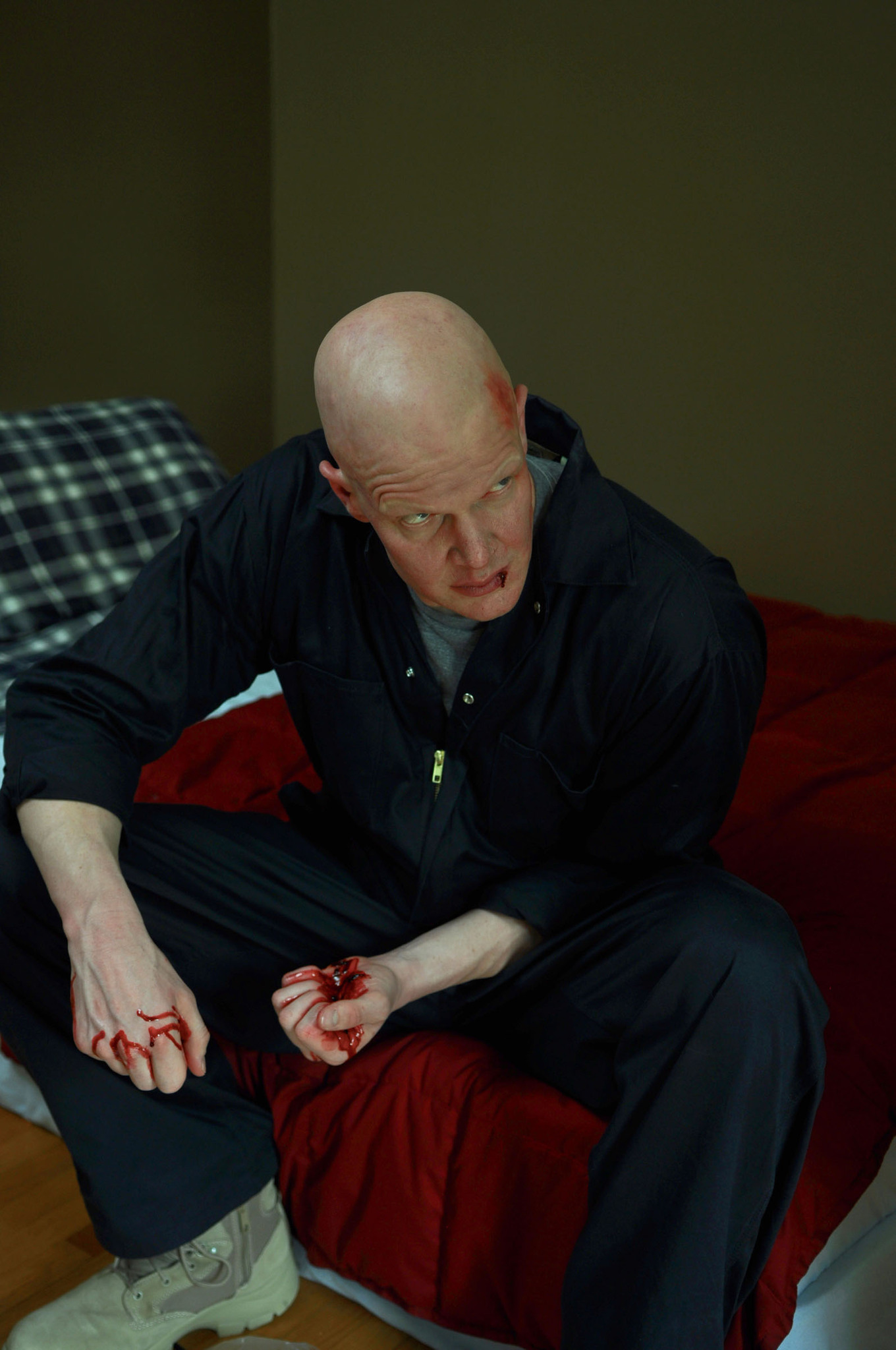 Still of Derek Mears in The Aggression Scale (2012)