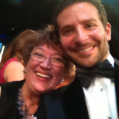 Patsy Meck with Bradley Cooper at SAG Awards 2014