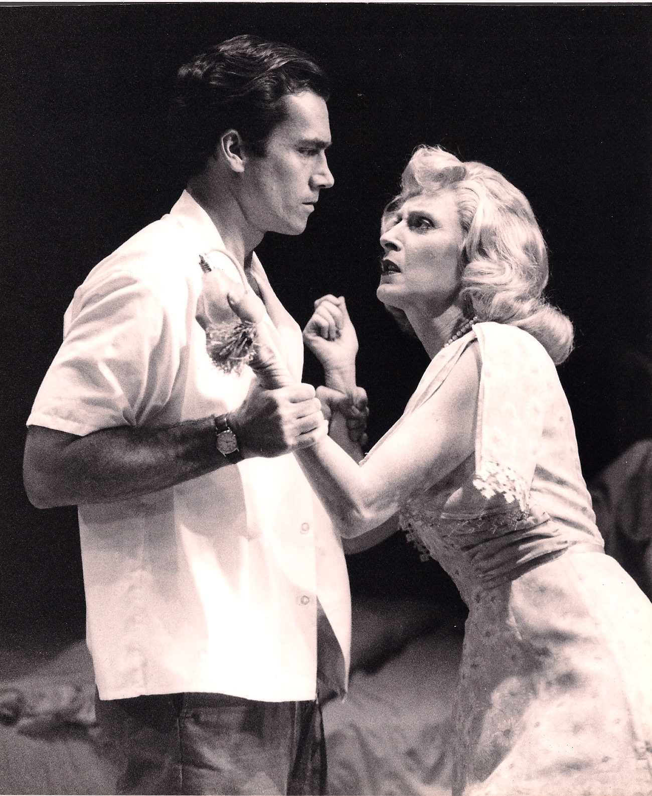Jeffrey Meek and Kandis Chappell in 'A Streetcar Named Desire' at South Coast Repertory Theatre.