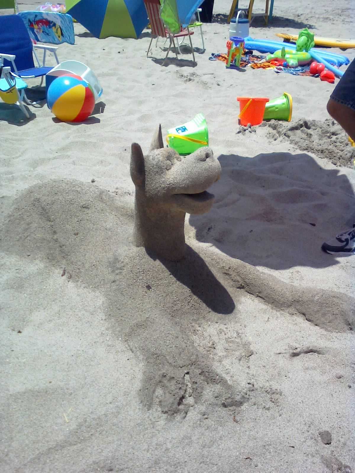 Scooby Sand sculpture