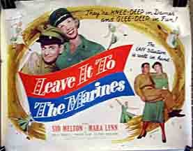 Mara Lynn and Sid Melton in Leave It to the Marines (1951)