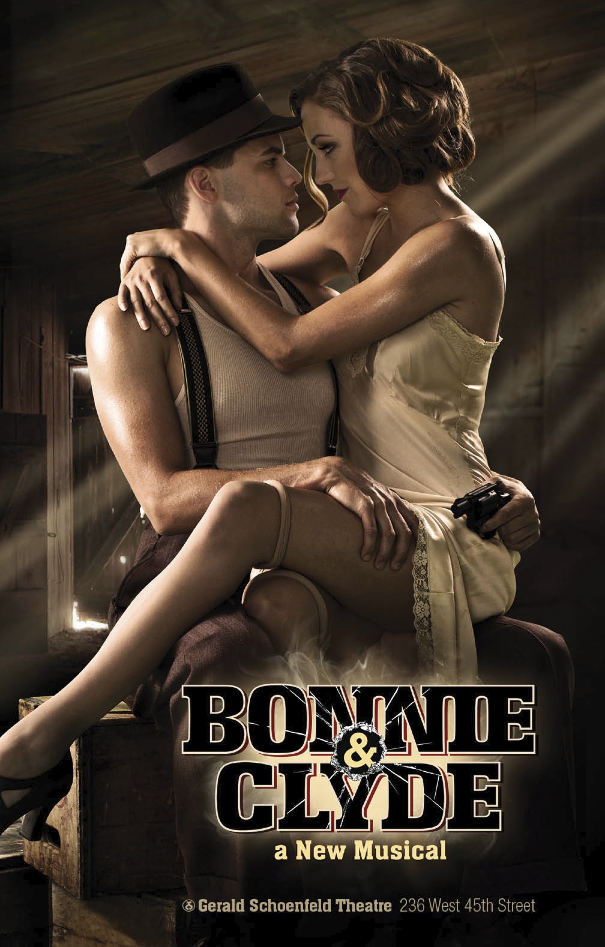 Bonnie & Clyde Broadway poster