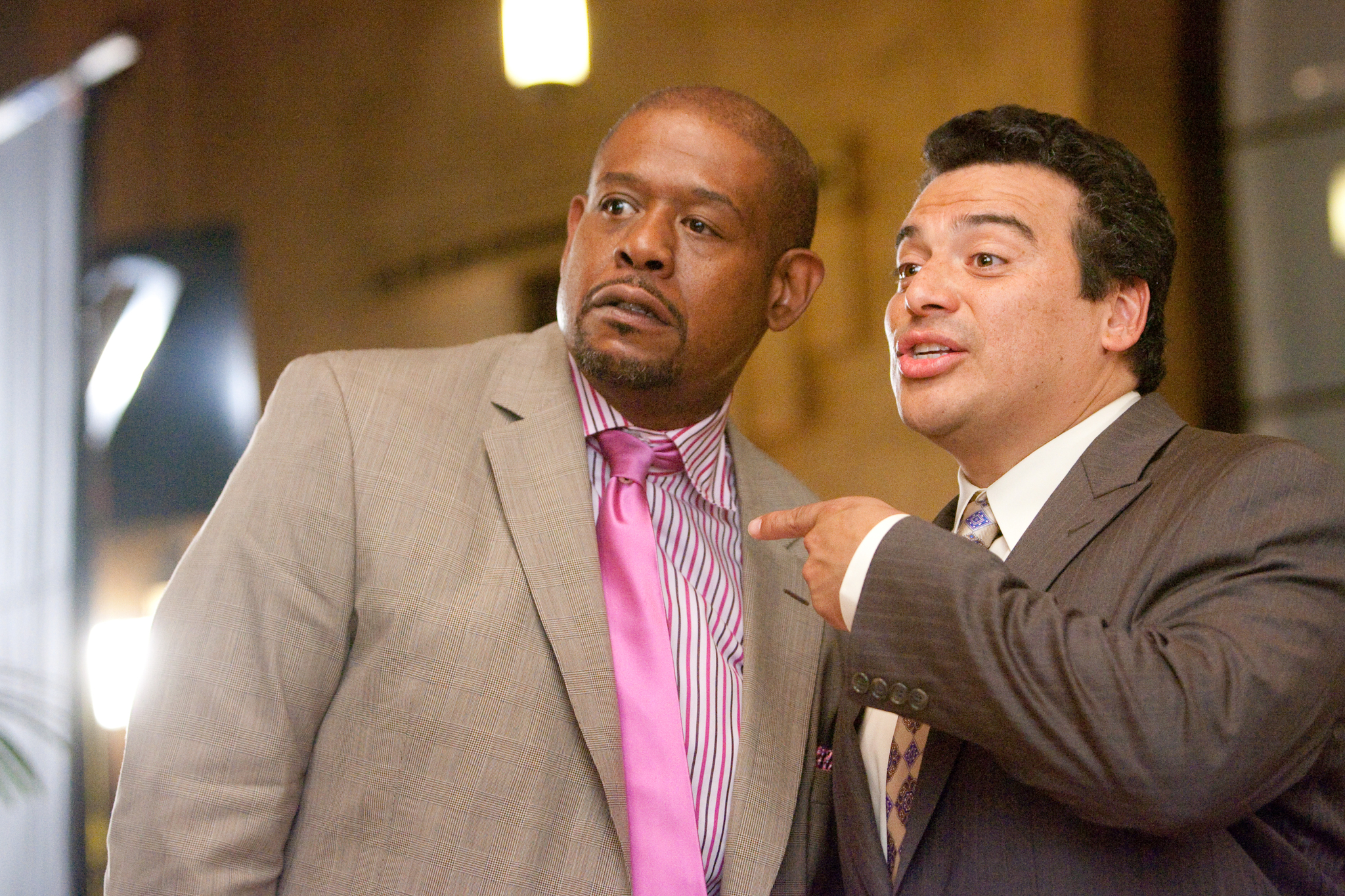 Still of Forest Whitaker and Carlos Mencia in Our Family Wedding (2010)