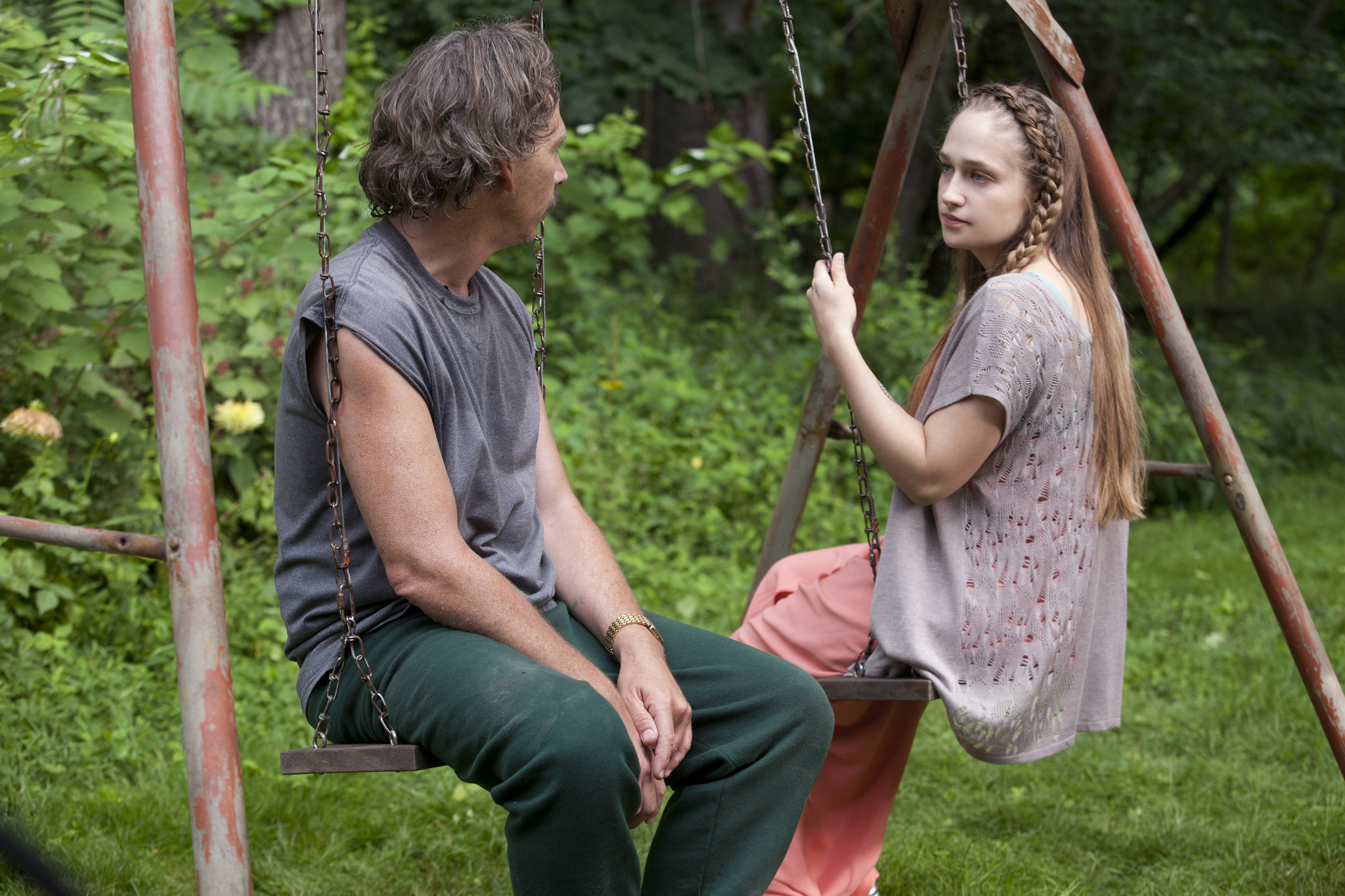 Still of Ben Mendelsohn and Jemima Kirke in Girls (2012)