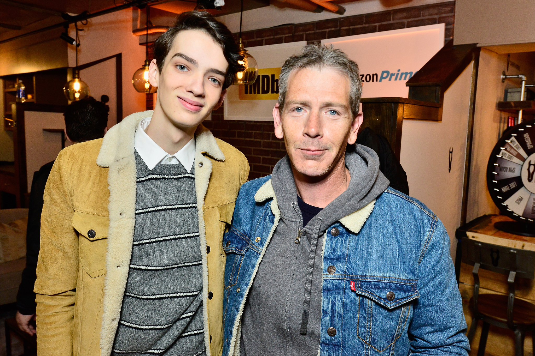 Ben Mendelsohn and Kodi Smit-McPhee at event of IMDb & AIV Studio at Sundance (2015)