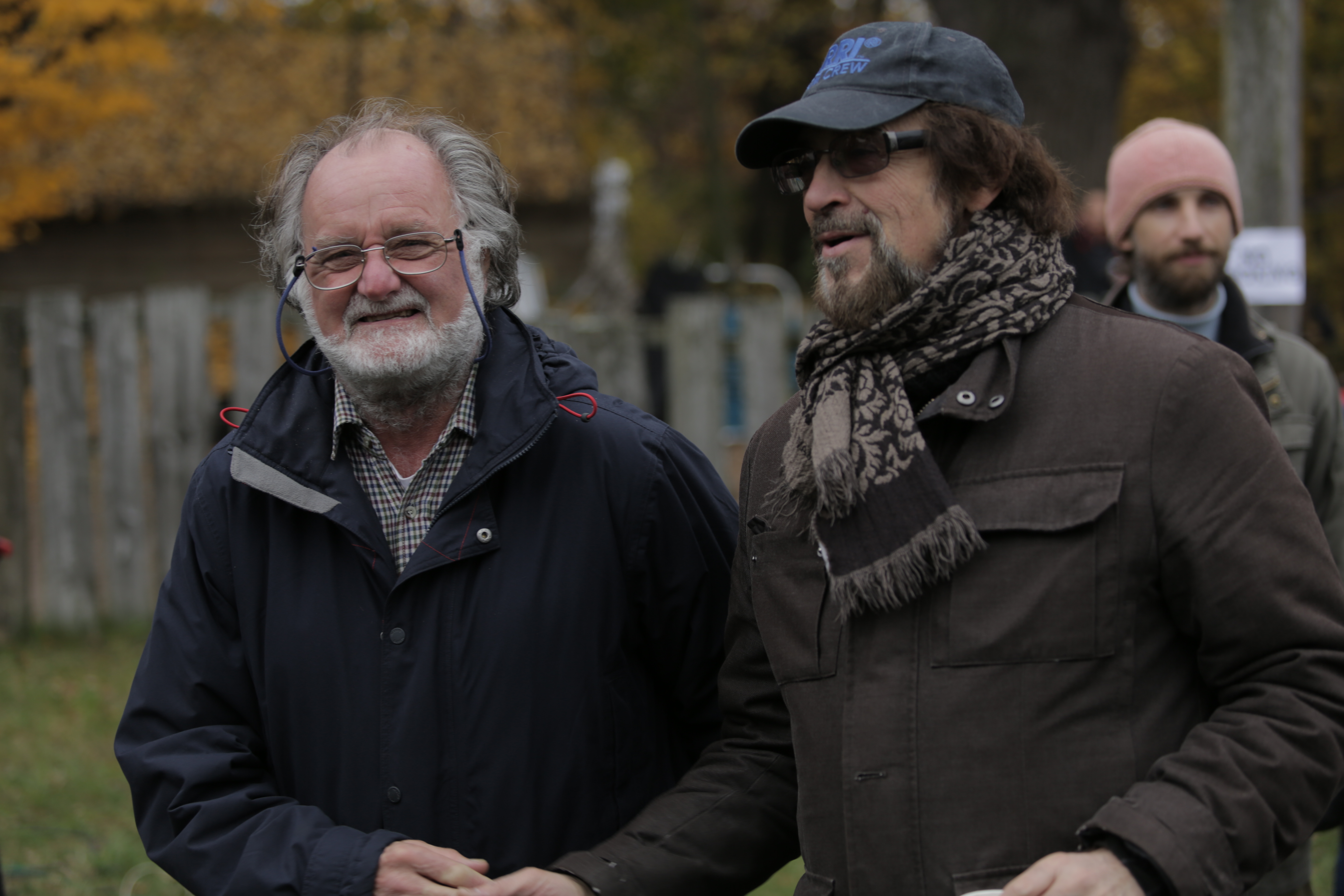 George Mendeluk and Devil's Harvest cinematographer Doug Milsome, Ukraine