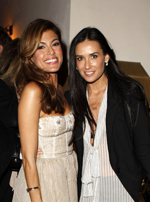 Demi Moore and Eva Mendes