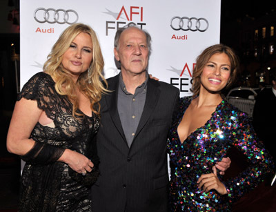 Werner Herzog, Jennifer Coolidge and Eva Mendes at event of The Bad Lieutenant: Port of Call - New Orleans (2009)