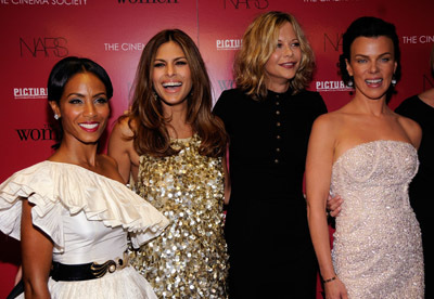 Meg Ryan, Debi Mazar, Jada Pinkett Smith and Eva Mendes at event of The Women (2008)