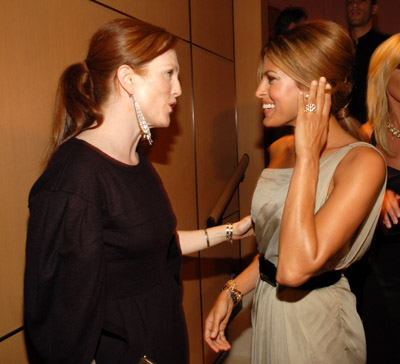 Julianne Moore and Eva Mendes