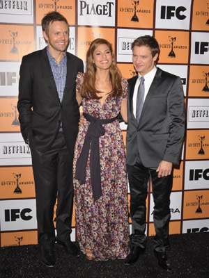 Joel McHale, Eva Mendes and Jeremy Renner