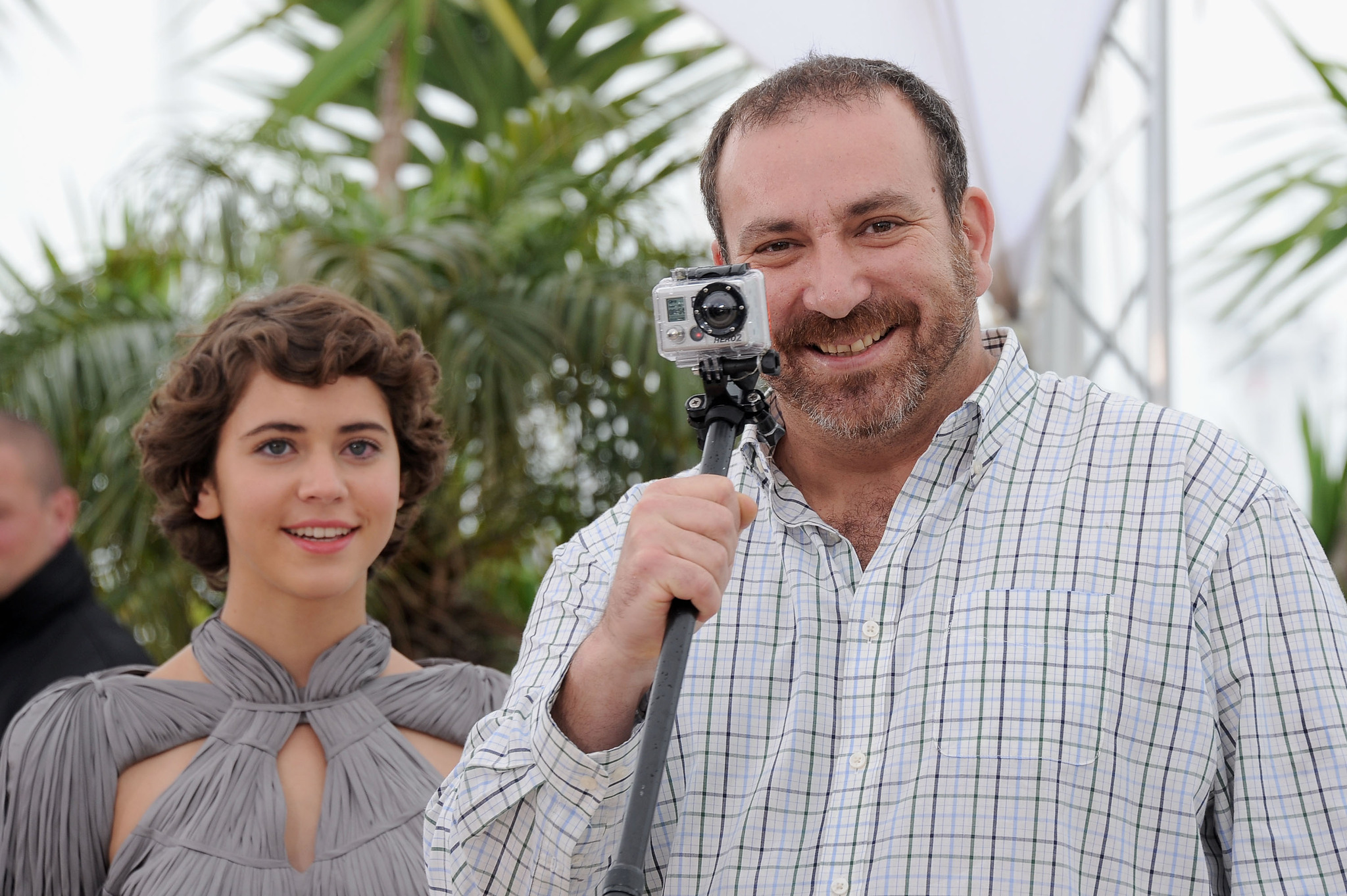 Hernán Mendoza and Tessa Ia at event of Después de Lucía (2012)